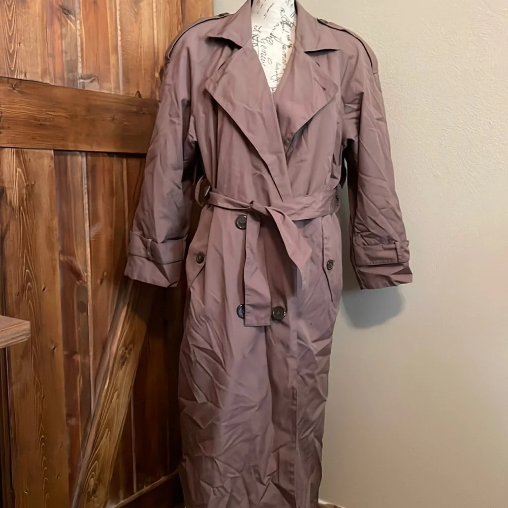 Vintage Oversized Trench Coat - Picture 1 of 11